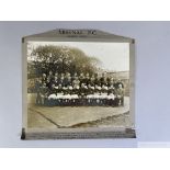 Arsenal team photograph, full playing staff, season 1926-27, matted with legend