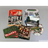 A collection of modern Wembley postcards