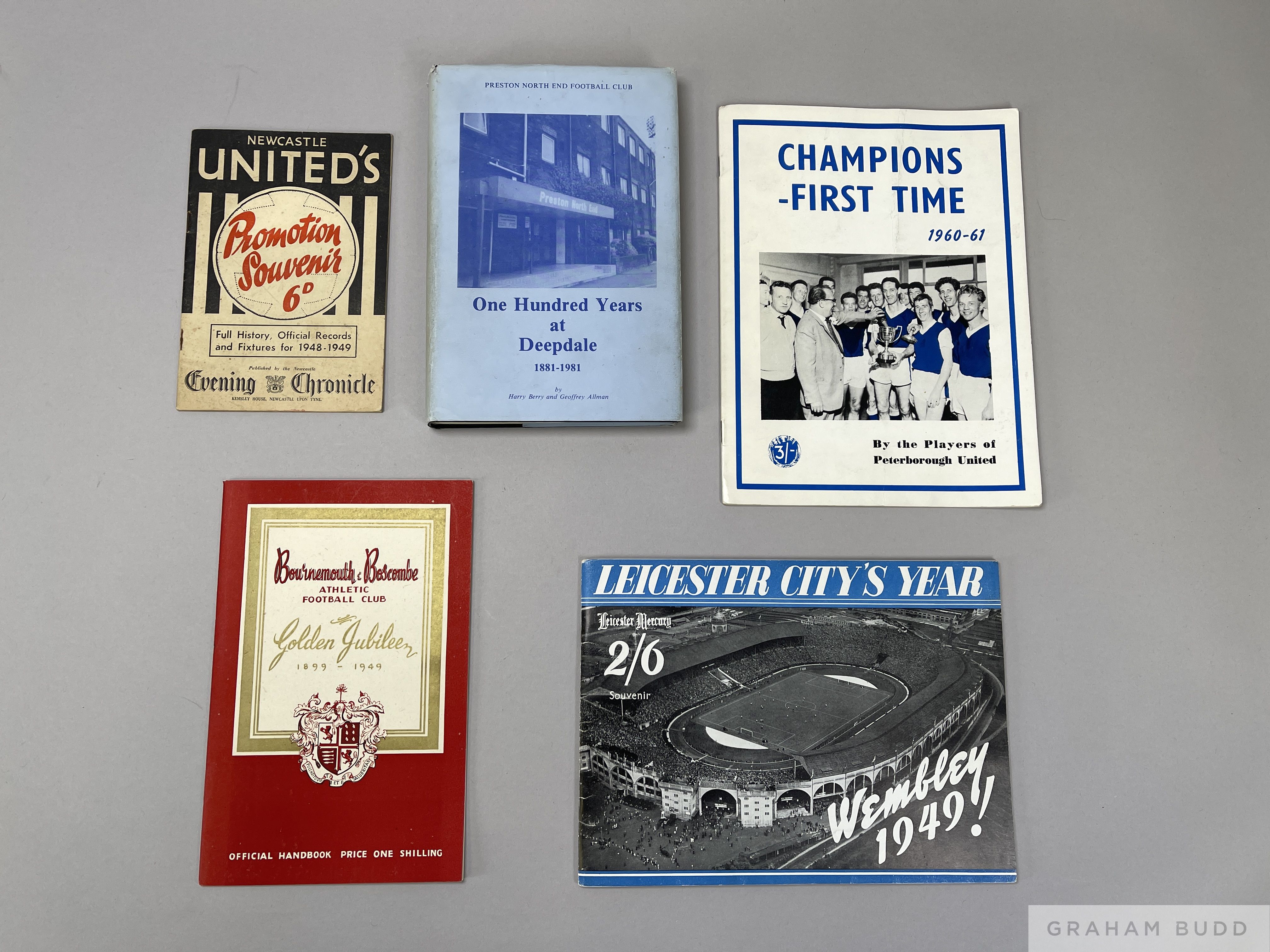 Collection of footballing publications, Players F.A. Cup souvenirs, handbooks, Club histories, etc.,