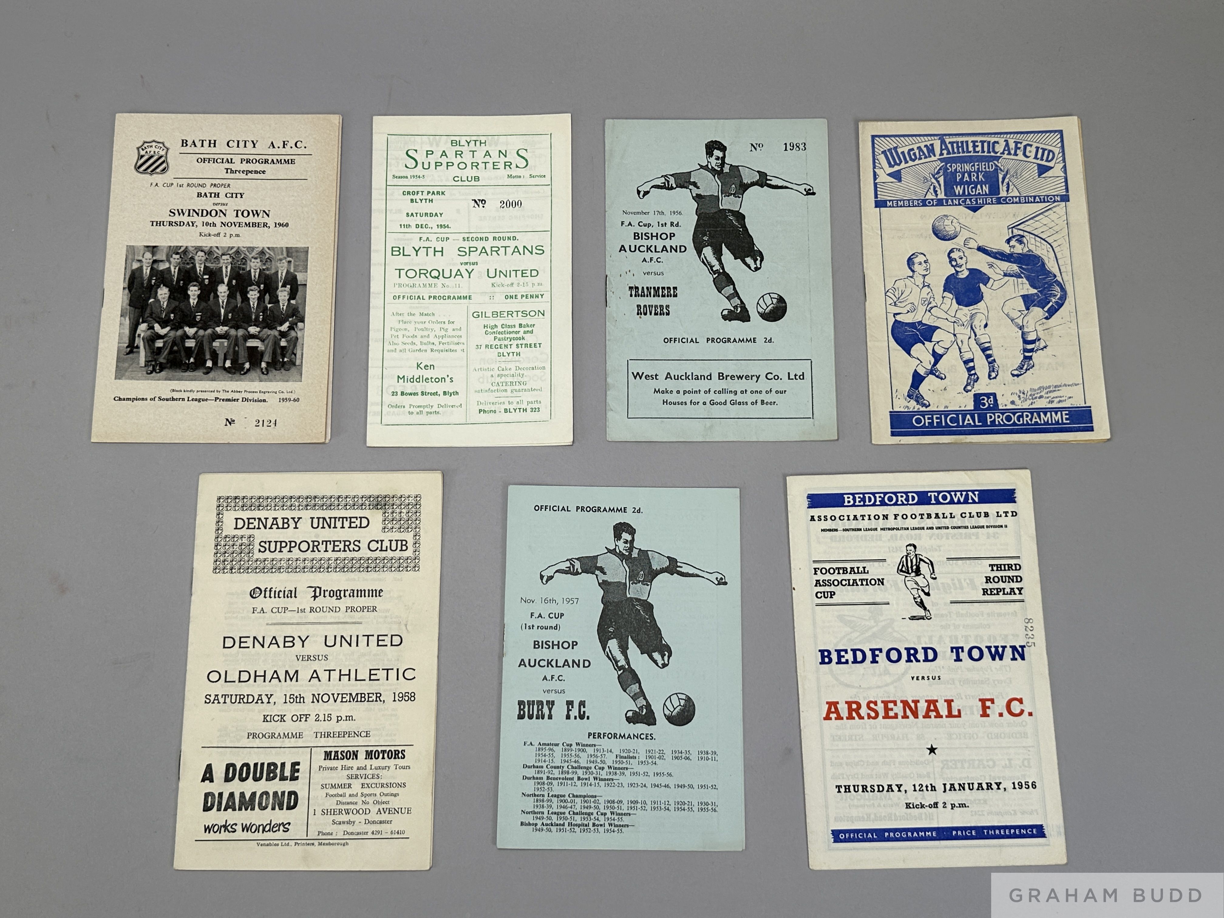 Non-League selection of programmes, 1950s onwards