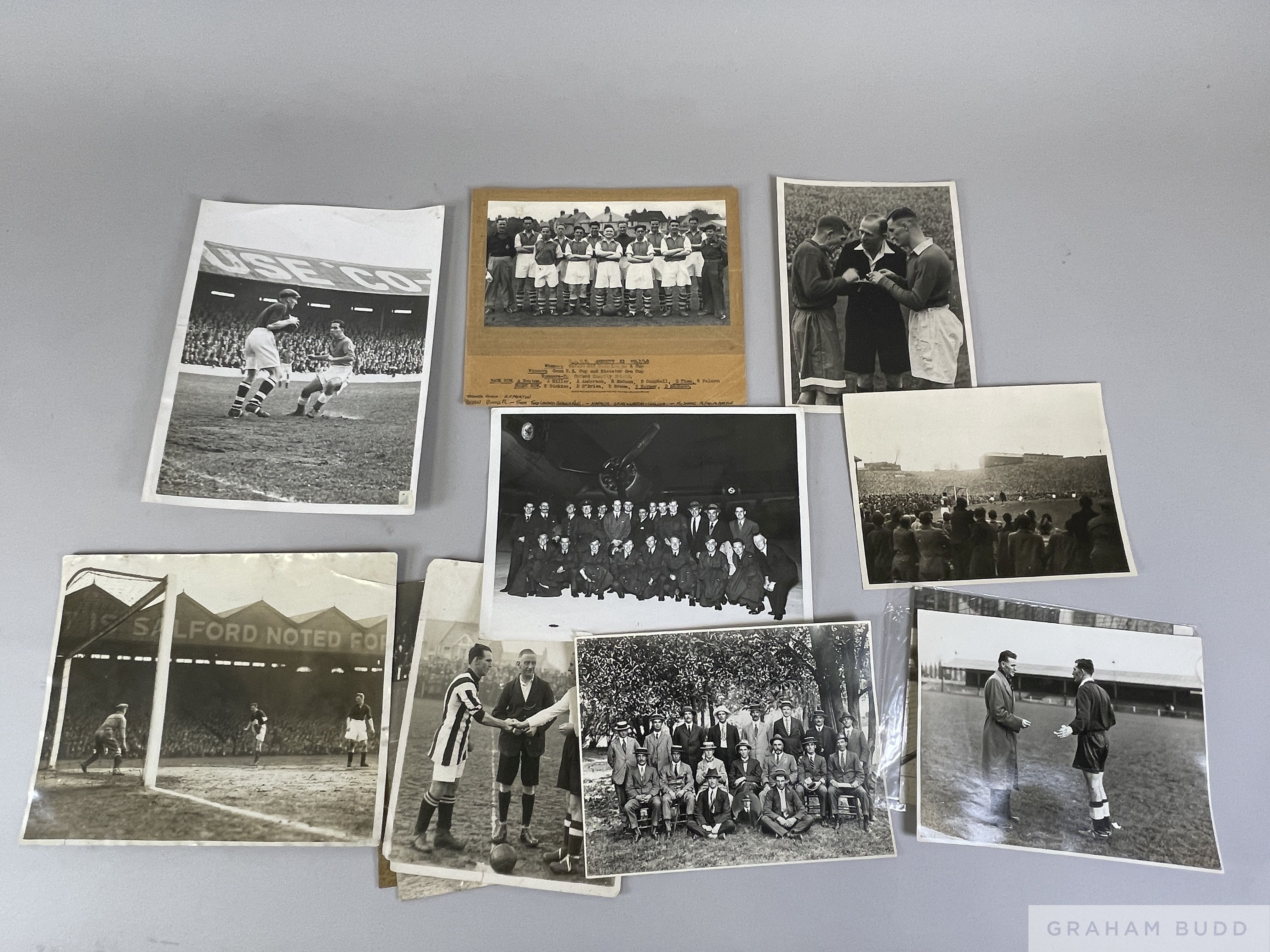 Press selection of photographs, all b&w, 1920s-40s,