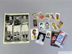 Extensive collection of football cigarette and trade cards
