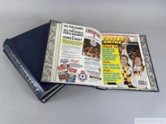 Collection of Football magazines in binders, Soccer Star 1960s, Northern Football 1960s
