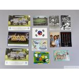 A collection of football postcards, photographs and pictures,  with an emphasis on modern