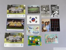 A collection of football postcards, photographs and pictures,  with an emphasis on modern