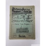 Plymouth Argyle booklet 'The team that won promotion' 1929-30 by R.W. Taylor