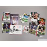 Collection of autographs English/UK players, circa 1980s,