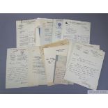 Substantial collection of letters relating to Lester Finch