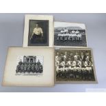 Selection of mostly matted team photographs,