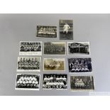 Football postcards mainly team line-ups,