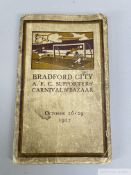 Bradford City A.F.C. Supporters Carnival & Bazaar, 1927