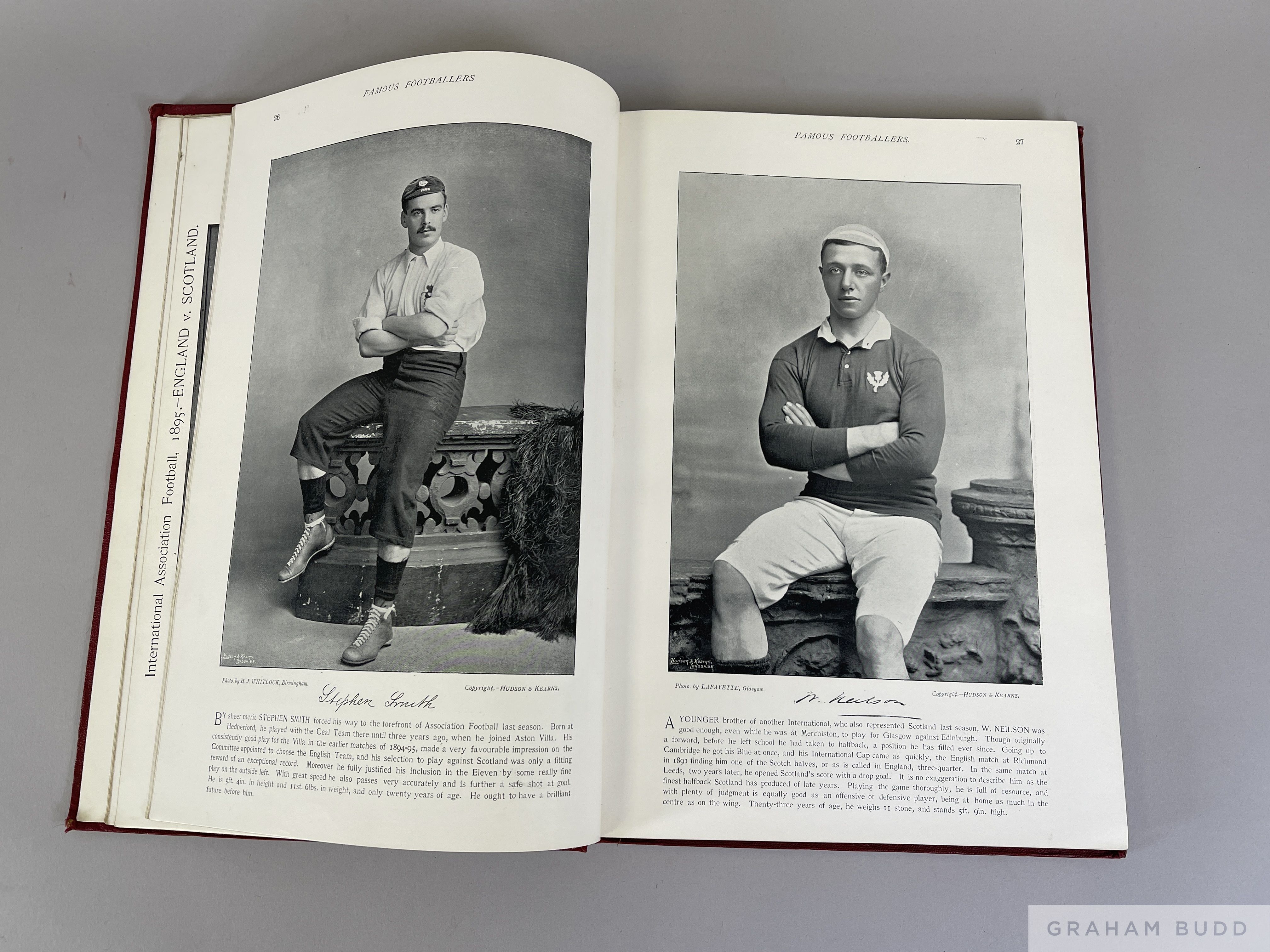 Two publications 'Famous Footballers 1895-96' edited by CW Alcock and Rowland Hill - Image 2 of 3