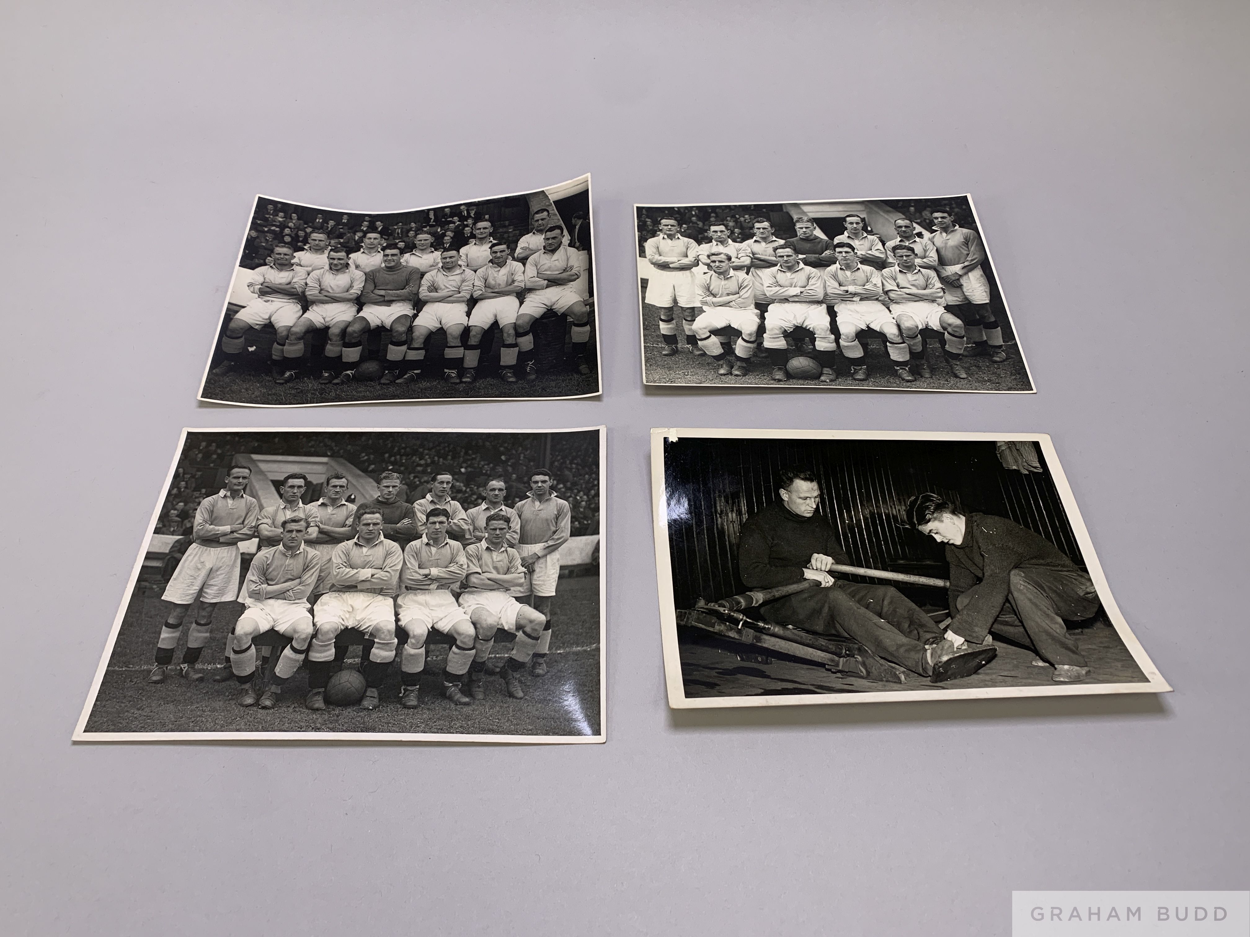 A good collection of Manchester City black and white photographs - Image 3 of 5