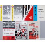 Liverpool Aways in Europe programmes, circa 1965-80
