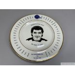 A collection of Peter Shilton Testimonial plates by Seabridge Ceramics
