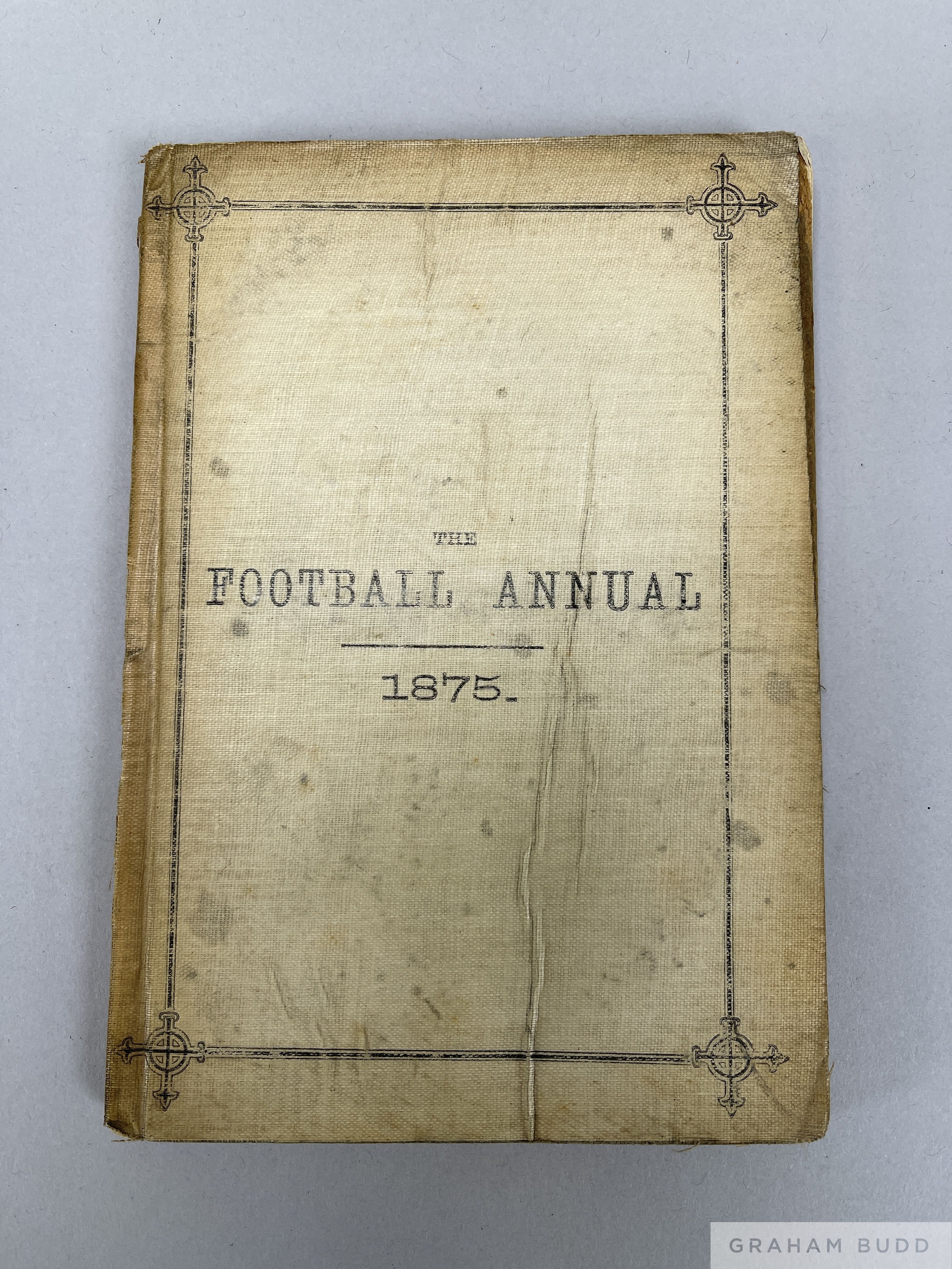 Book 'The Football Annual' 1875'