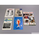 Arsenal Aways in Europe programmes, circa 1960-90
