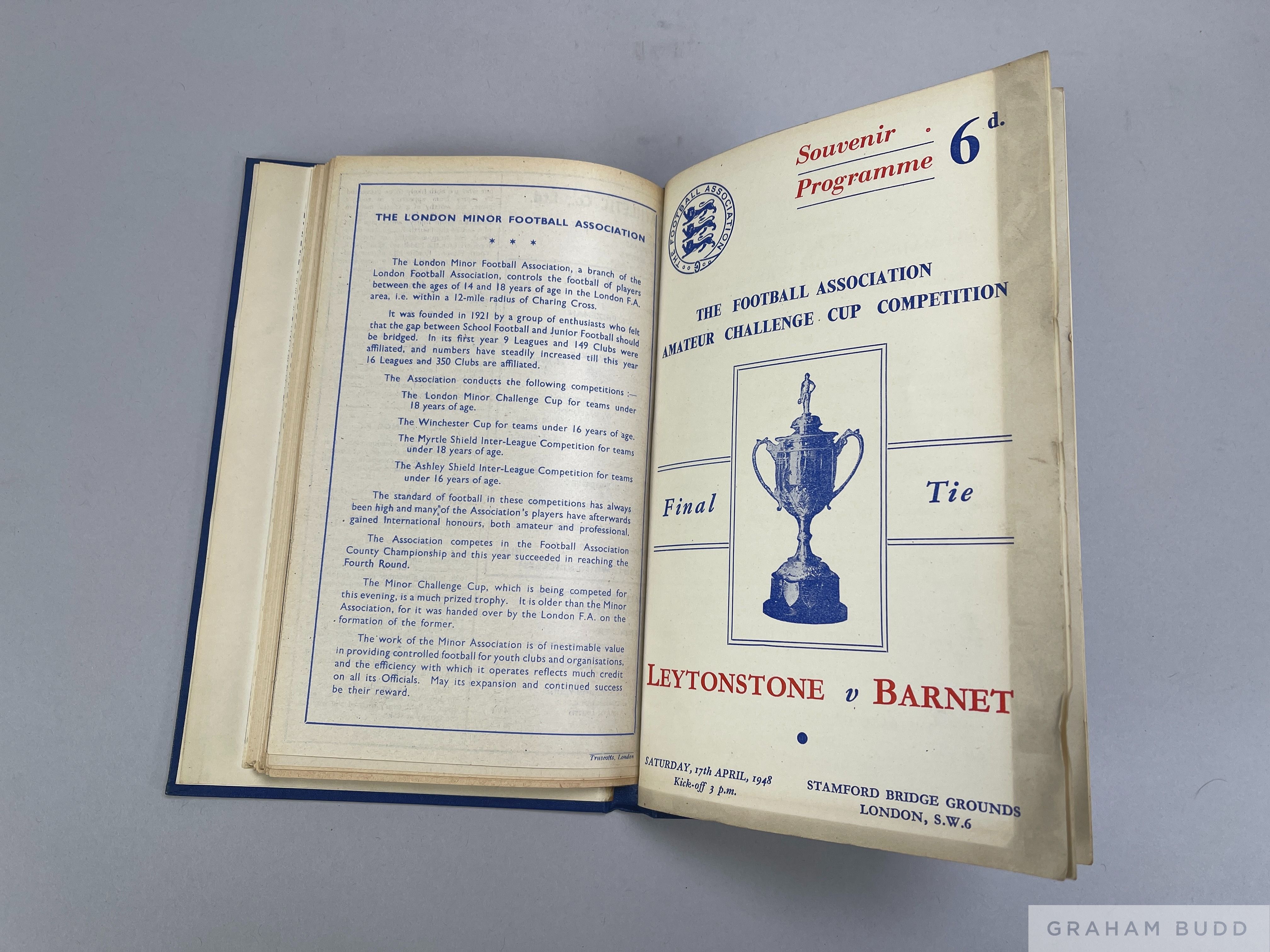 Bound volume of Chelsea home match programmes, 1947-48 - Image 4 of 5