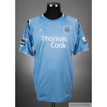 Darius Vassell sky blue No.11 Manchester City short-sleeved jersey, 2005-06