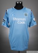 Darius Vassell sky blue No.11 Manchester City short-sleeved jersey, 2005-06