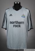 Lomana Lualua light blue No.20 Newcastle United short-sleeved jersey, 2003-04