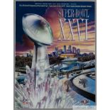 American Football Superbowl 26, 1992 Official 254 page programme for the game played between the Was