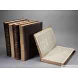 Five bound volumes of "The Field, The Country Gentleman's Newspaper",