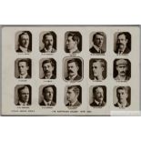 A rare autographed 1905 Australian Cricket Team line-up postcard