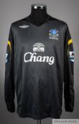 Tim Howard black and yellow No.24 Everton goalkeepers jersey, 2006-07