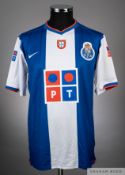 Tomo Sokota blue and white No.19 FC Porto short-sleeved jersey, 2005-07