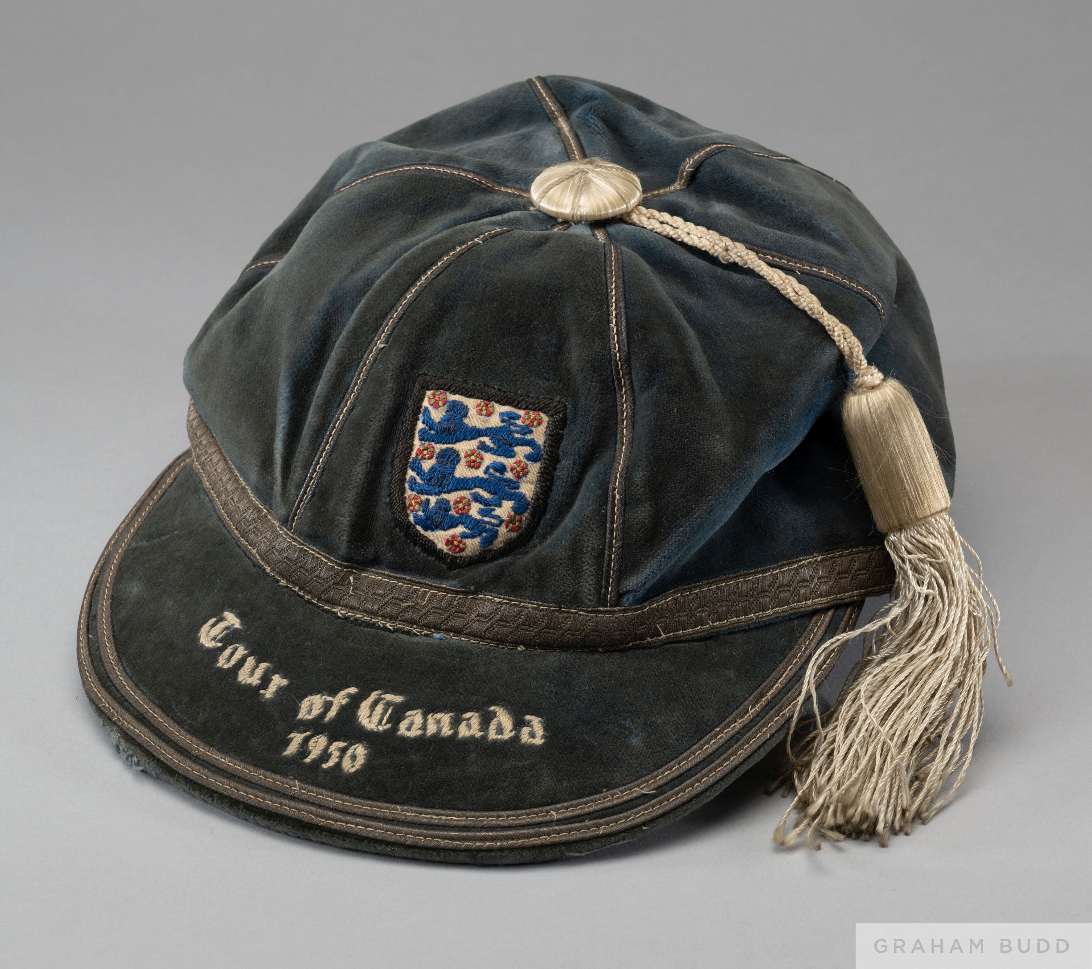 Stanley Matthews' international cap for the Football Association Tour of Canada in 1950,