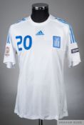 Ioannis Amanatidis white Greece v. Sweden No.20 Euro 2008 short-sleeved jersey