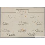 Aston Villa FC 1921-22 autographs,