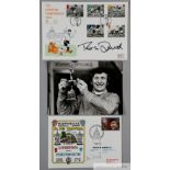 Liverpool greats Tommy Smith and Ian Rush, a pair of autographed First Day Covers,