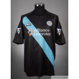 Les Ferdinand Black and blue No.9 Leicester City short-sleeved jersey, 2003-04