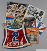 Collection of Speedway programmes and ephemera,