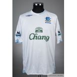 Mikel Arteta white and blue No.6 Everton short-sleeved jersey, 2006-07