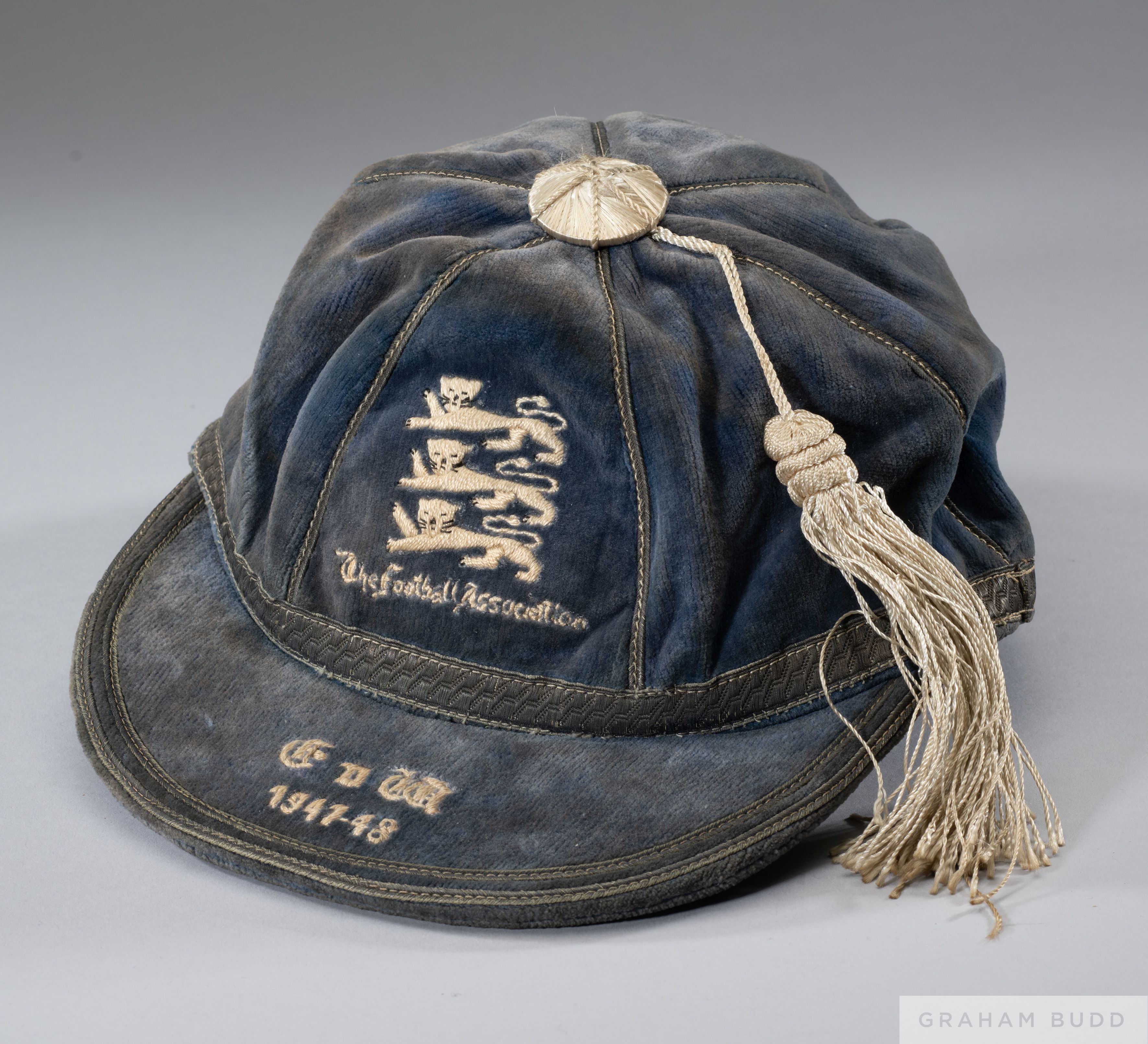 Laurie Scott blue England v. Wales International cap, 1947-48