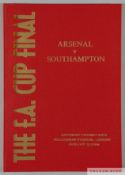 Arsenal v. Southampton F.A.Cup Final match programme, 2003