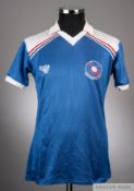 Portsmouth blue, white and red No.2 jersey, 1980-82