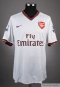 Robin van Persie white No.11 Arsenal short-sleeved jersey, 2007-08