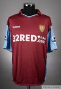 Stiliyan Petrov claret and blue No.11 short-sleeved jersey, 2006-07