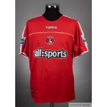 Danny Murphy red No.13 Charlton Athletic short-sleeved jersey, 2004-05