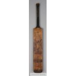 Circa 1930 Gradidge W. A. Oldfield De Luxe Special cricket bat