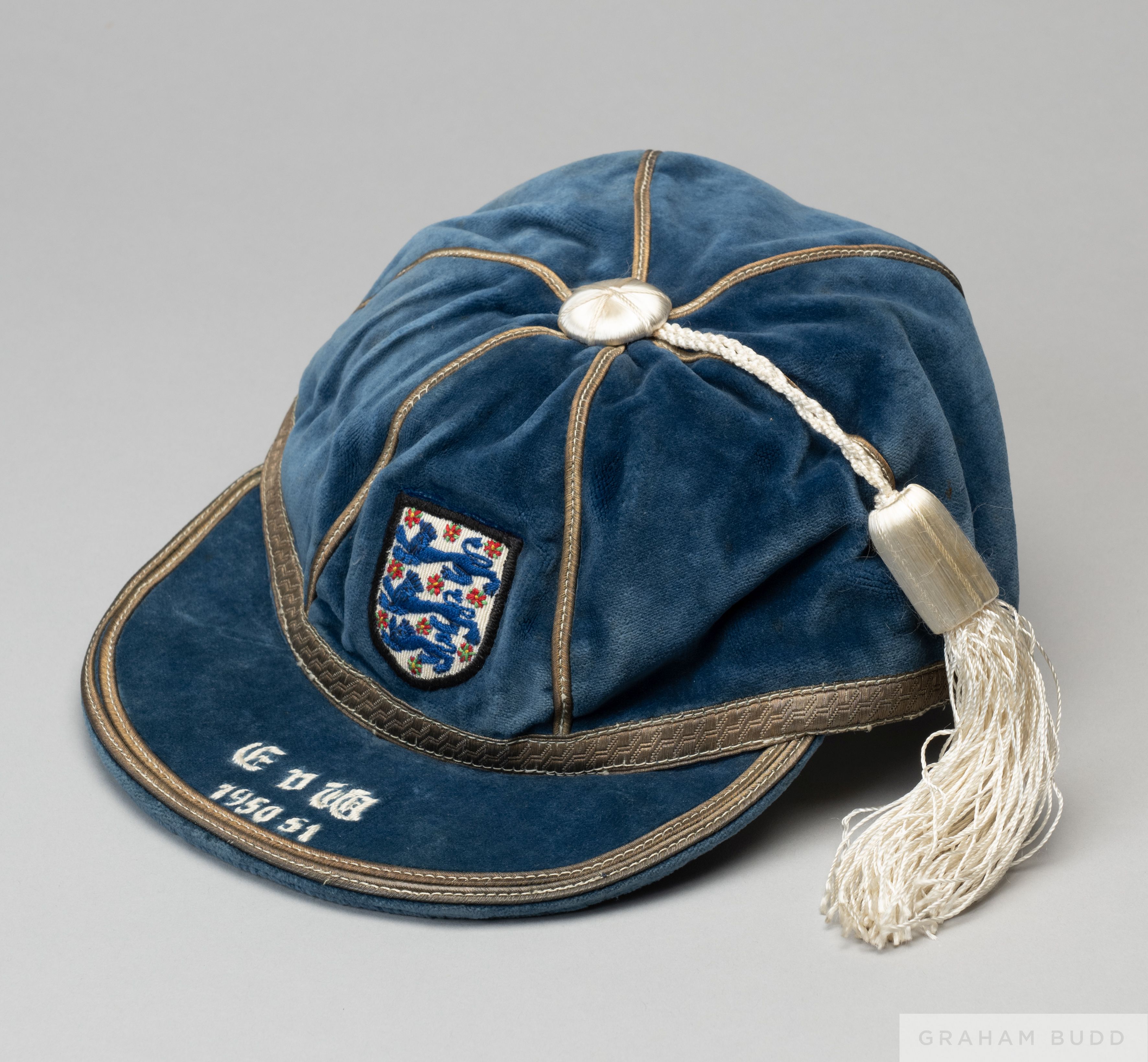 Willie Watson blue England v. Wales International cap, 1950-51