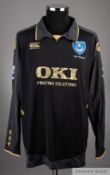 Linvoy Primus black No.2 Portsmouth home jersey