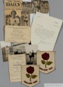 Group of memorabilia relating to the British Women's athletic Edith Trickey,