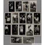 Arsenal FC players photographic portrait postcards 1946-1949,
