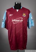 Teddy Sheringham No.8 West Ham United short-sleeved jersey, 2005-07