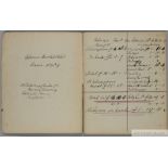 Gipsies [Rugby] Football Club Hon. Secretary's hand-written book for season 1878-79,